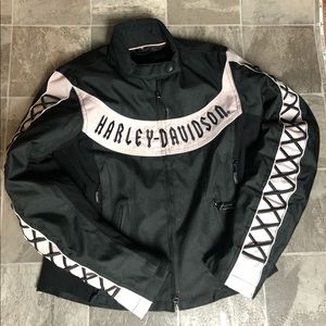 womens harley davidson waterproof jacket M armor